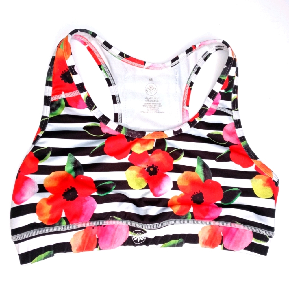 SALE Senita Athletics Floral Sport's Bra